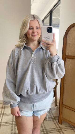 Judith Sweatshirt in Sleet rt