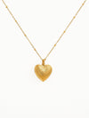 Amora Dainty Heart Necklace - 18K Gold Plated