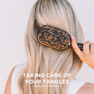 Detangler Hair Brush for Fine Hair in Tortoise