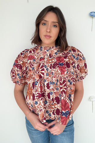 Bria Floral Top