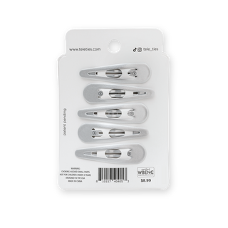 Snap Clips in Silver