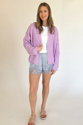 Emma Cardigan in Lavender