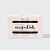 Self-Draining Soap Dish in Black // Kitsch