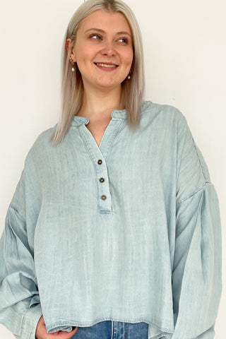 Anahi Denim Top