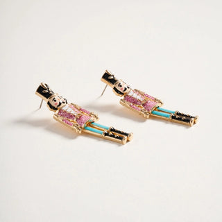 Glitter Nutcracker Earrings