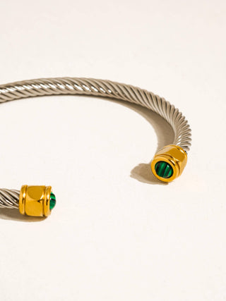 Vail Bangle in Brown Gold