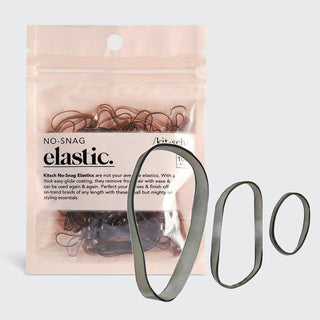 Elastic Hair Ties in Brown // Kitsch