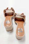 Linnen Natural Sandal // Dolce Vita