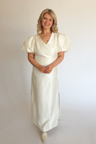 Stacey Dress in White