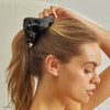 Kitsch & Mickey and Minnie Scrunchie in Black