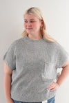 Grace Sweater Vest in Grey +