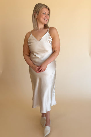 Chassity Dress in Cream