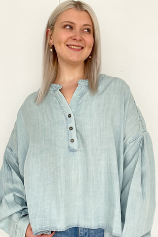 Anahi Denim Top