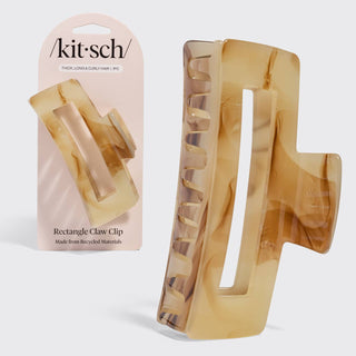 Jumbo Claw Clip in Chocolate Marble
