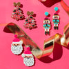 Nutcracker Beaded Earrings // Mud Pie