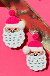 Santa Beaded Earrings // Mud Pie