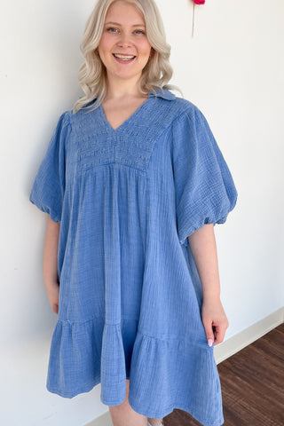 Daisy Dress In Blue