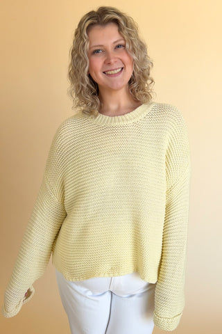 Peyton Sweater in Yellow