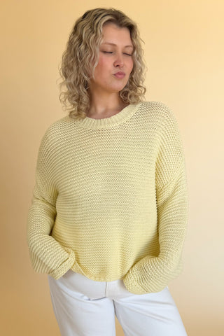Peyton Sweater in Yellow
