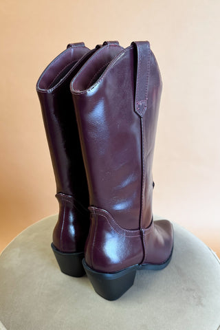 Keyman Boots in Wine