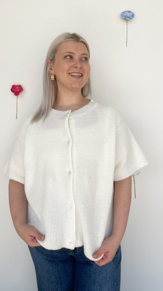 Antigua Sweater Top in Cream
