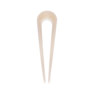 French Hair Pin in Almond Beige