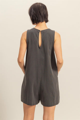 Range Romper in Black