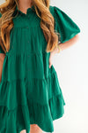 Ella Dress In Hunter Green +