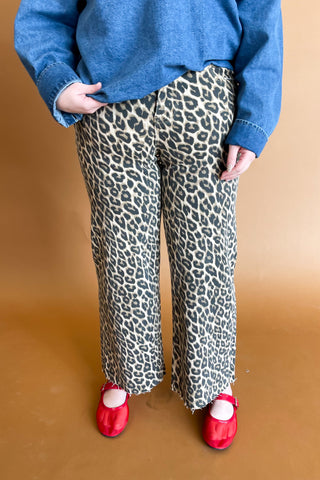 Olivia Leopard Jeans