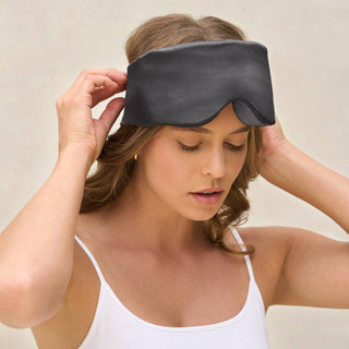 Contour Pillow Eye Mask in Charcoal // Kitsch