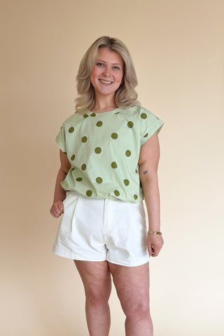 Lorie Top in Sage