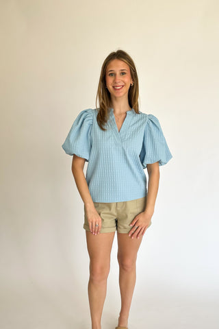 Kayla Top in Blue