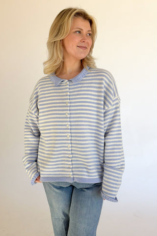 Eva Cardigan in Blue +