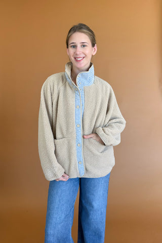 As I Was Saying Reversible Jacket in Brown
