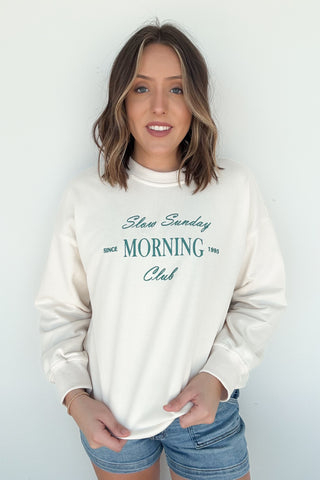Slow Sunday Morning Sweater