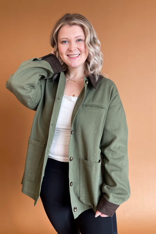 Carter Jacket in Olive