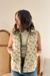 Floral Quilted Vest