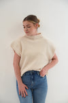 Sage Top in Ivory