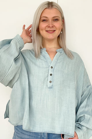 Anahi Denim Top