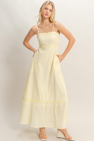 Wendy Dress in Yellow - Luna Boutique