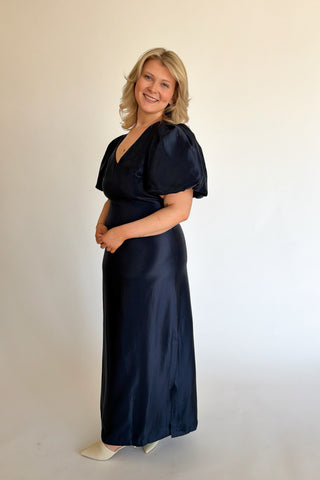 Stacey Dress in Navy