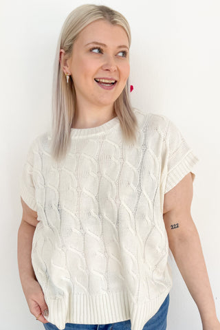 She's Timeless Top in Cream