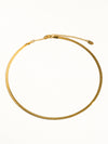 Flat Snake Chain 18K Gold Plated Bracelet