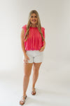 Cove Top in Pink