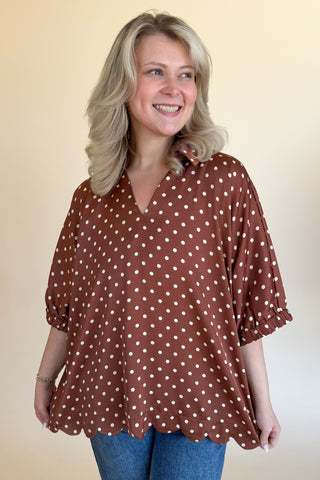 Dotted With Charm Top