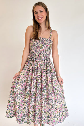 Morning Glory Midi Dress rt