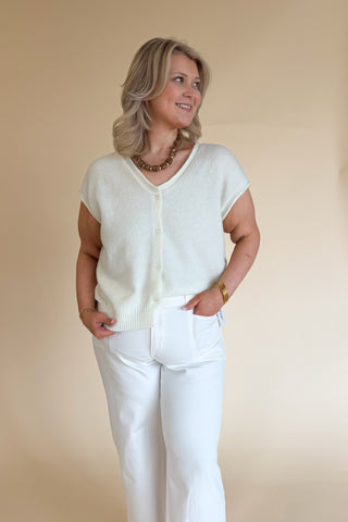 Lucy Top in Ivory