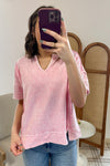 Bubblegum Short Sleeve Top