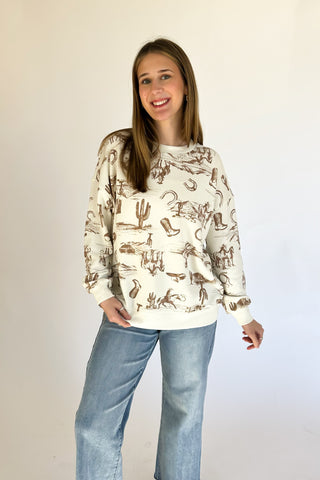 Western Day Sweater