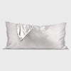 Satin King Pillowcase in Silver // Kitsch